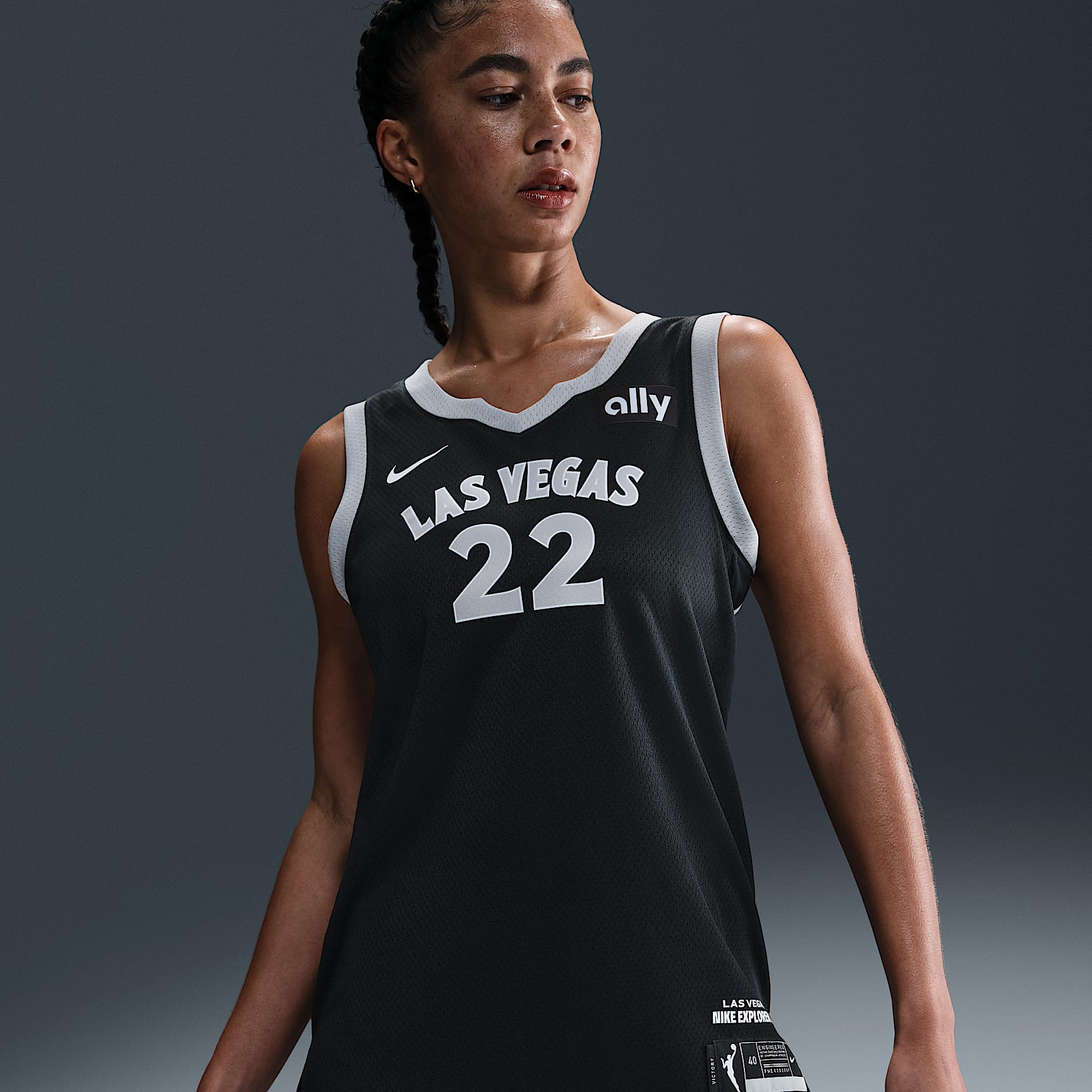 A'ja Wilson Las Vegas Aces Nike Dri-FIT WNBA Victory Jersey. Nike IL